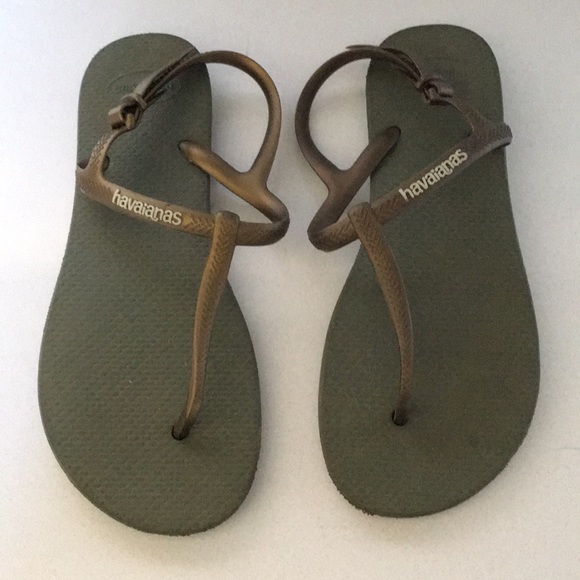 khaki green havaianas